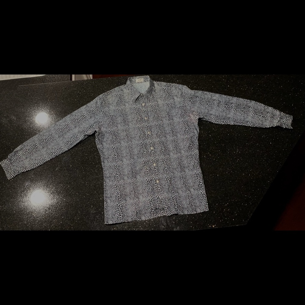 Longsleeved Versace dress shirt.